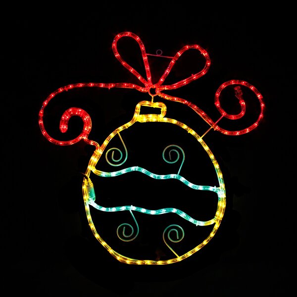 ACA Lighting LED vánoční koule do okna 21W/230V/IP44/180 LED