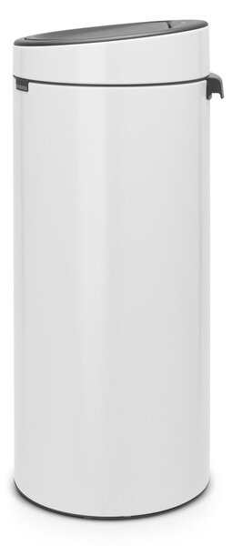 Bílý dotykový ocelový odpadkový koš 30 l Touch Bin – Brabantia