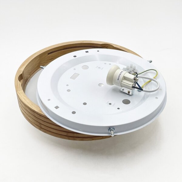 Brilagi - LED Stropní svít. CARVALHO MODERN SLIM 1xE27/60W/230V pr. 27,5 cm dub