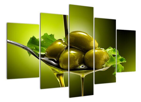 Obrazy do kuchyně - olivy (150x105cm)