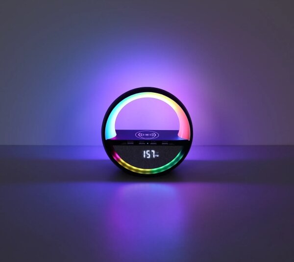 Globo 39907S -LED RGBW Dot nab stol lampa s repro SOUNDRA LED/3,5W/5V 1800 mAh