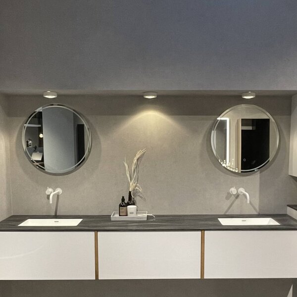 LOOM DESIGN Sif LED stropní svítidlo IP65 bílé stmívatelné, stmívatelný, Bílá / opál, Koupelna, Hliník, Moderní