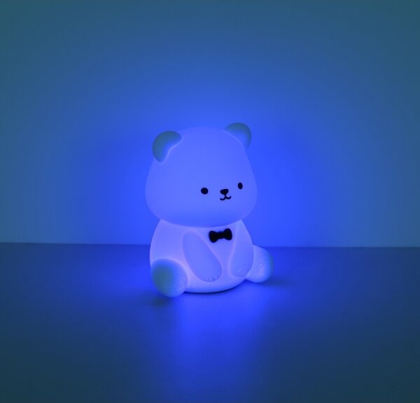 Globo 2870 - LED RGBW Stm nab dět noční sv TEDDY LED/1W/5V 1200 mAh medvěd