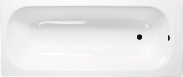 AQUALINE Obdélníková smaltovaná vana 170x70x38cm, bílá ( V170x70 )