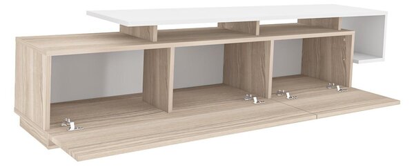 TV stolek/skříňka Pria (cordoba + bílá). Akce -26%