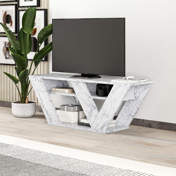 TV stolek Parvati (mramor carrara). Akce -27%