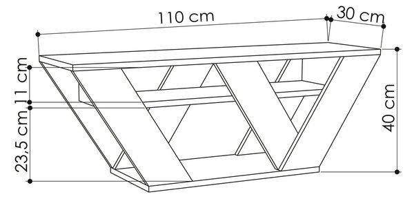 TV stolek Parvati (mramor carrara). Akce -27%