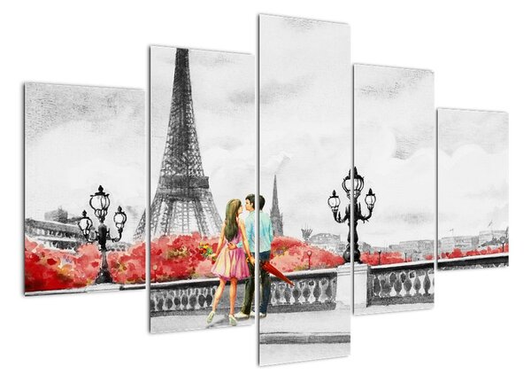 Obraz Paříže (150x105cm)