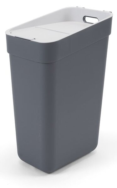 Tmavě šedý odpadkový koš na tříděný odpad z recyklovaného plastu 30 l Ready To Collect – Curver