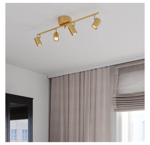 ByRydens 4200720-6501 - Bodové svítidlo CORRECT 4xGU10/7W/230V zlatá