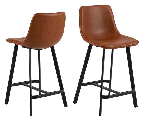 Barová židle Oregon hnědá 91,5 × 43,5 × 50 cm ACTONA