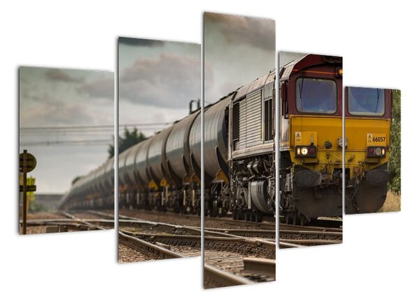 Obraz - jedoucí vlak (150x105cm)