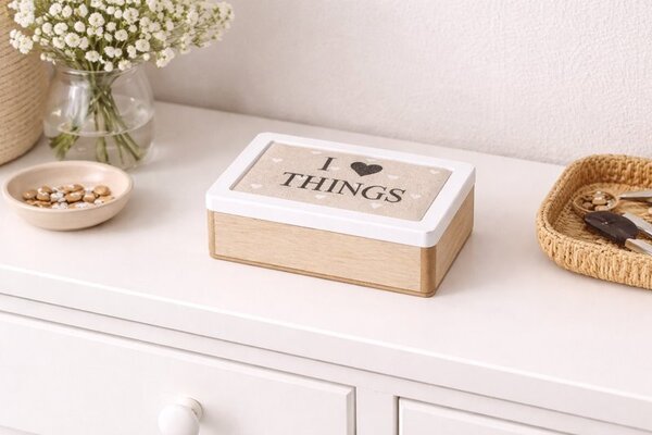 Krabička s polštářkem I love things 2001282