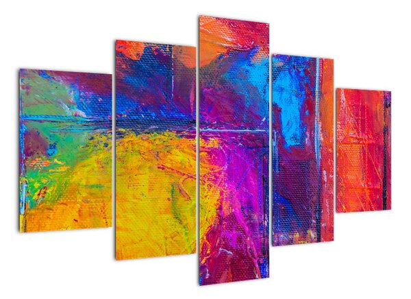 Moderní abstraktní obraz na stěnu (150x105cm)