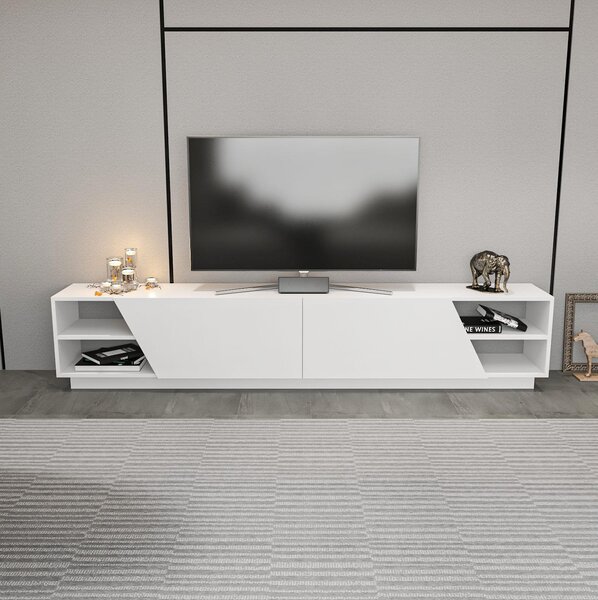 TV stolek/skříňka Rhodos (bílá). Akce -26%