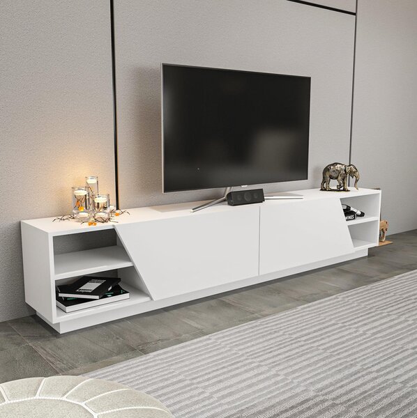 TV stolek/skříňka Rhodos (bílá). Akce -26%