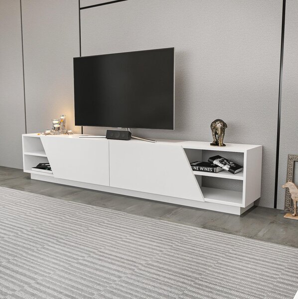 TV stolek/skříňka Rhodos (bílá). Akce -26%