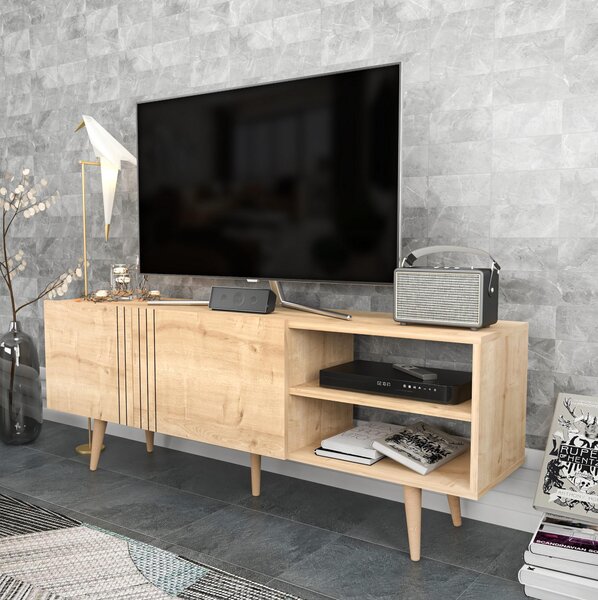 TV stolek/skříňka Ronnie (dub safírový). Akce -26%
