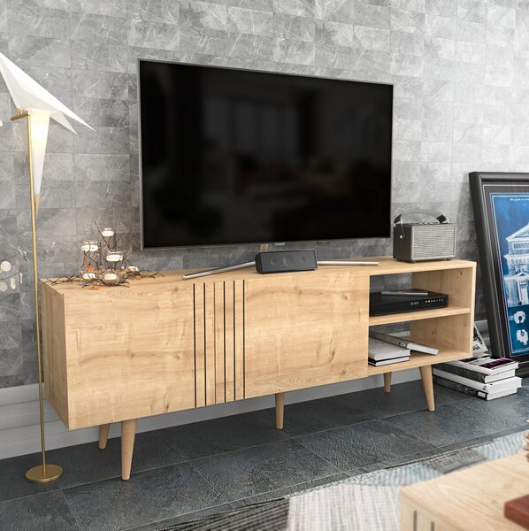 TV stolek/skříňka Ronnie (dub safírový). Akce -26%