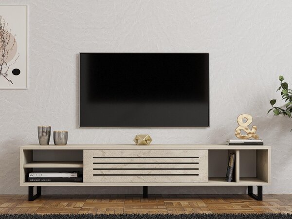 TV stolek/skříňka Samba (travertin). Akce -25%
