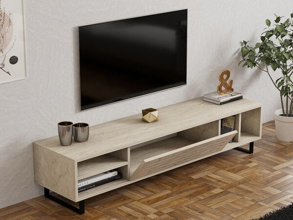 TV stolek/skříňka Samba (travertin). Akce -25%