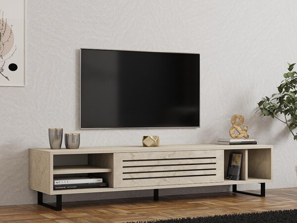 TV stolek/skříňka Samba (travertin). Akce -25%