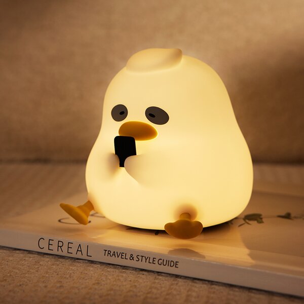 Dětská noční lampa DUCK bílá