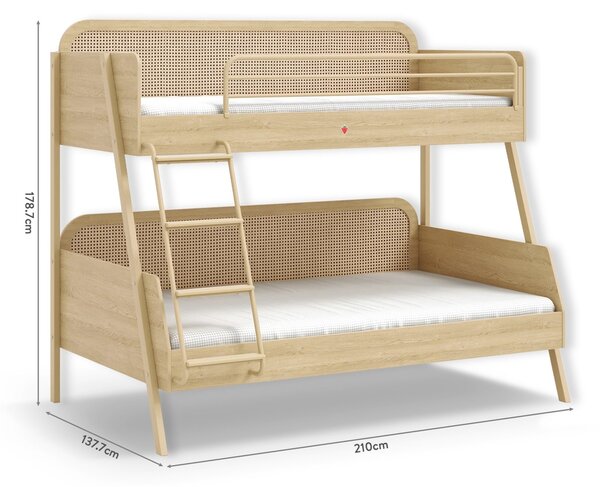Čilek Studentská patrová postel (90x200-120x200 cm) Loof