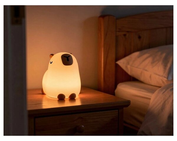 Dětská noční lampa CAPYBARA béžová