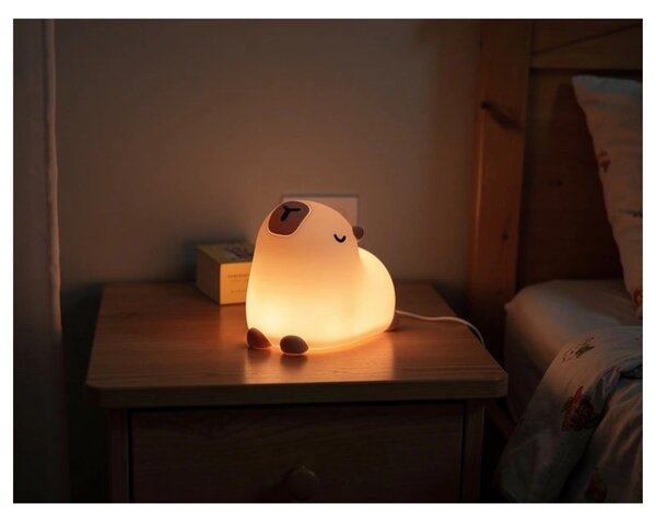 Dětská noční lampa CAPYBARA béžová