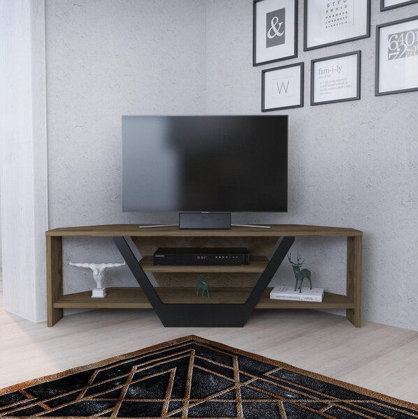 TV stolek/skříňka Sarra (dub + černá)
