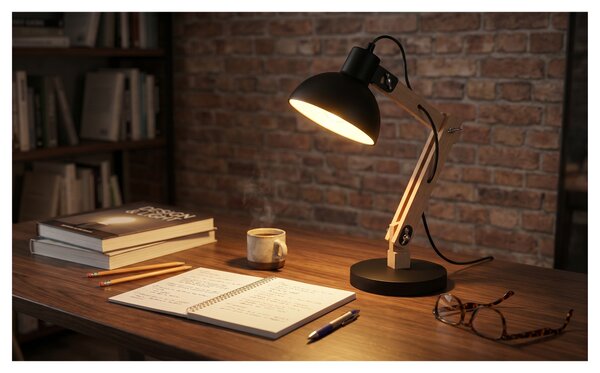 Stolní lampa KATKA černá