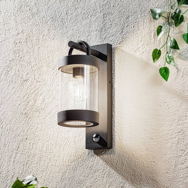Trio Lighting Venkovní nástěnné Sambesi senzor pohybu, antracit, Černá, Hliník, Moderní, Lucerna
