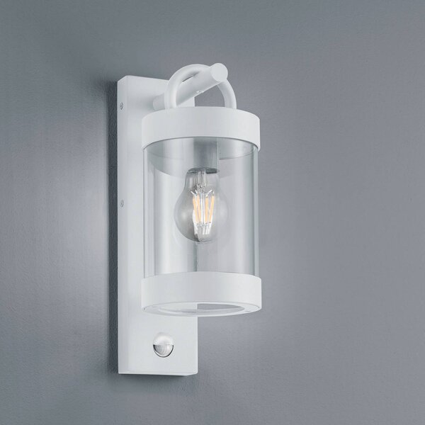 Trio Lighting Venkovní nástěnné Sambesi senzor pohybu, bílá, Bílá / opál, Hliník, Moderní, Lucerna
