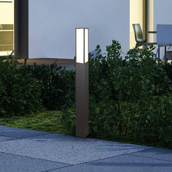 Trio Lighting LED osvětlení cest Fuerte, antracit, hliník, IP54, Černá, Hliník, Moderní