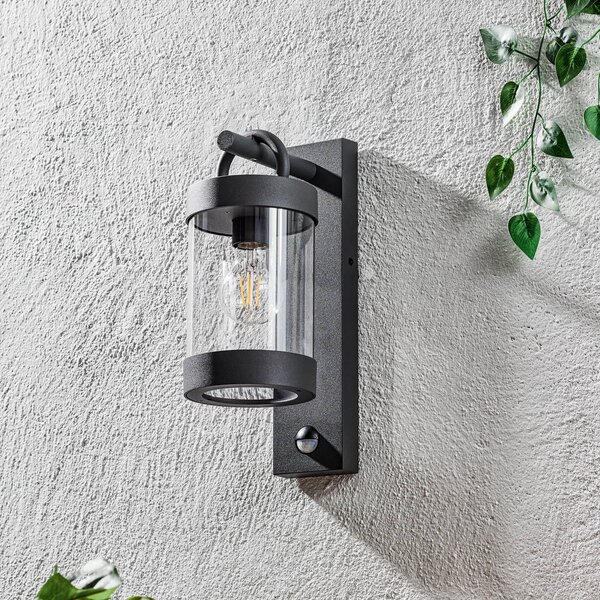 Trio Lighting Venkovní nástěnné Sambesi senzor pohybu, antracit, Černá, Hliník, Moderní, Lucerna