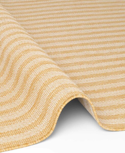 Ted Baker, Kusový koberec Ted Baker Haringey 106395 Yellow White, 120x170, žlutá, chodba / předsíň