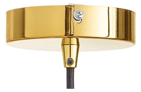 Zelené skleněné závěsné světlo Bloomingville Adar 22 cm