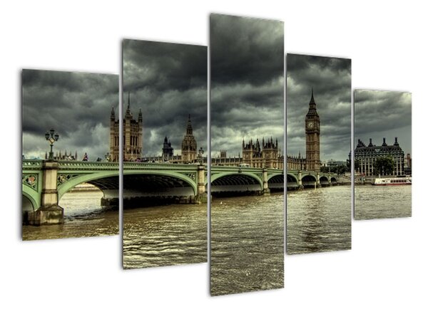 Londýnský Big Ben - obrazy (150x105cm)