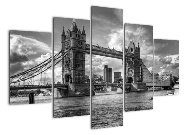 Tower Bridge - moderní obrazy (150x105cm)