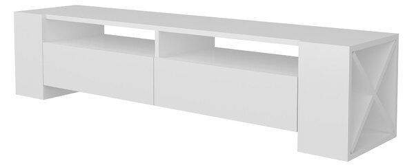 TV stolek/skříňka Sisuko (bílá). Akce -25%