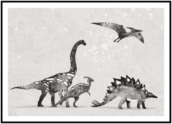 Plakát Dinosauří svět Rozměr plakátu: 40 x 50 cm