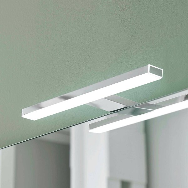 Ebir Zrcadlové světlo Esther 2 LED, chrom, 28 cm, Chrom / stříbro, Koupelna, Plast, Moderní