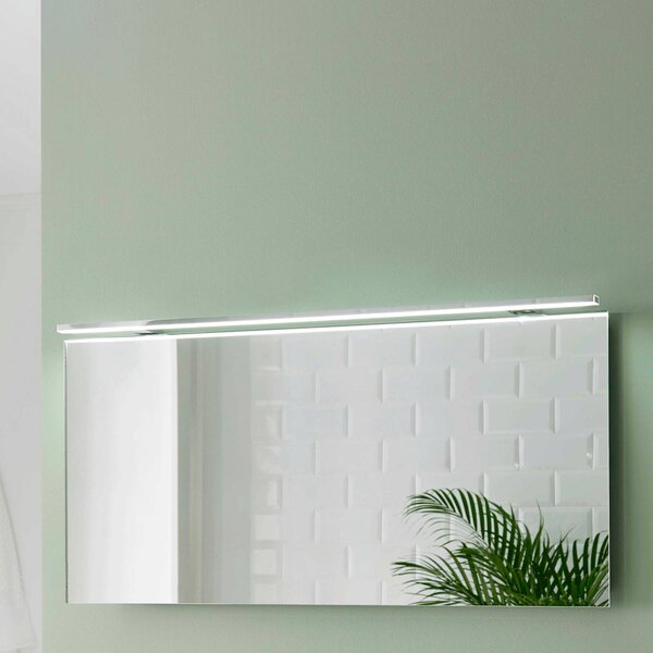 Ebir Zrcadlové světlo Esther 2 LED, chrom, šířka 120 cm, Chrom / stříbro, Koupelna, Plast, Moderní