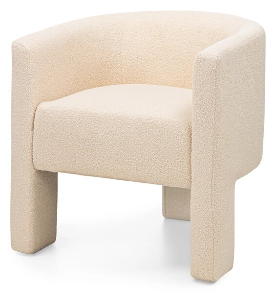 Hector Designové křeslo Lorraine bouclé béžové