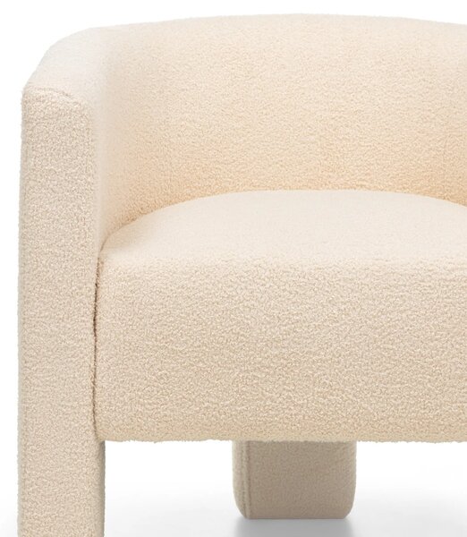 Hector Designové křeslo Lorraine bouclé béžové