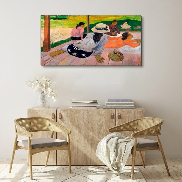 Obraz na plátně Obraz na plátně Siesta tahiti paul gauguin