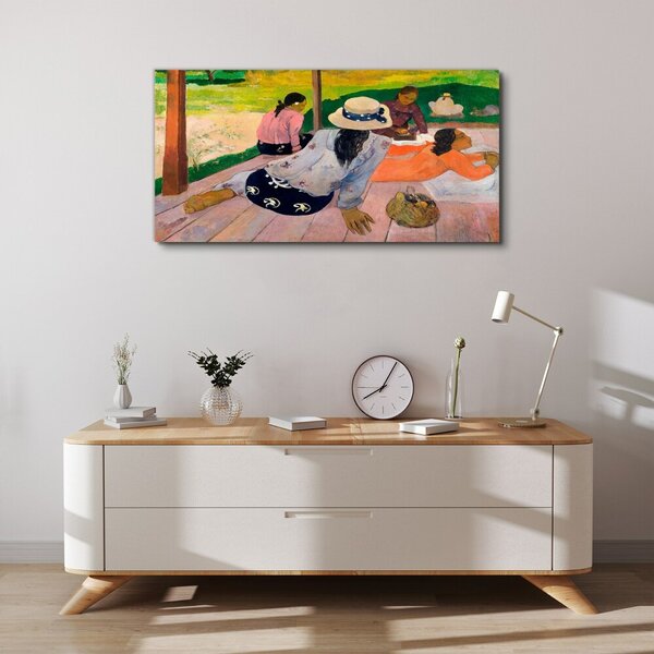 Obraz na plátně Obraz na plátně Siesta tahiti paul gauguin