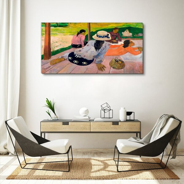 Obraz na plátně Obraz na plátně Siesta tahiti paul gauguin