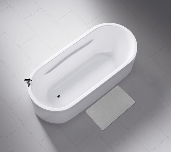 Šedá koupelnová předložka 50x80 cm – Wenko
